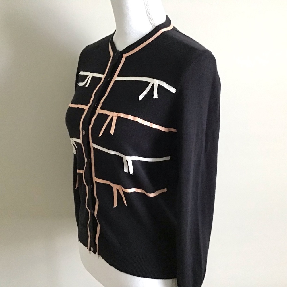 Rare Early 2000s Vintage Bow Cardigan ASO Rory Gilmore in Gilmore Girls - Picture 7 of 14